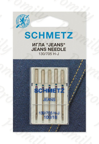 Иглы для джинсы №100, Schmetz, 5шт от магазина Promily в Пятигорске
