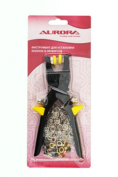 ИНСТРУМЕНТ ДЛЯ УСТАНОВКИ КНОПОК И ЛЮВЕРСОВ Aurora AU-SA50 от магазина Promily в Пятигорске