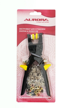ИНСТРУМЕНТ ДЛЯ УСТАНОВКИ КНОПОК И ЛЮВЕРСОВ Aurora AU-SA50 от магазина Promily в Пятигорске