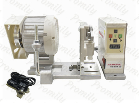 Сервомотор (сервопривод) Aurora SM-550 (550 Вт) с внешним позиционером иглы от магазина Promily в Пятигорске